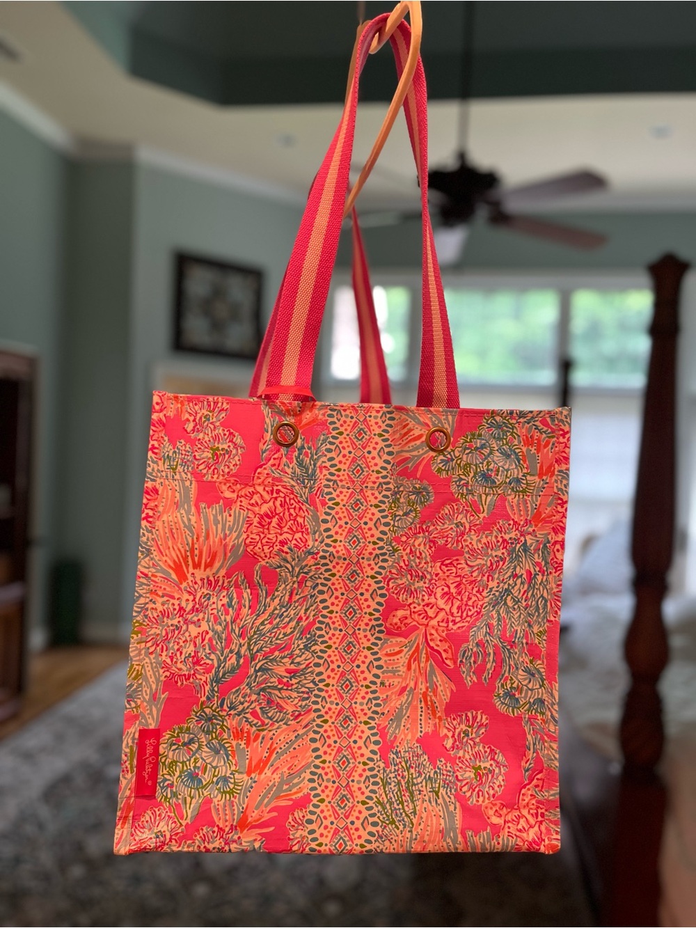 Lilly Pulitzer Seaing Things Market Shopper Tote